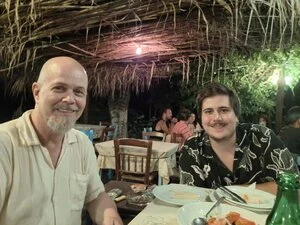 In der Taverne Gria Vathra