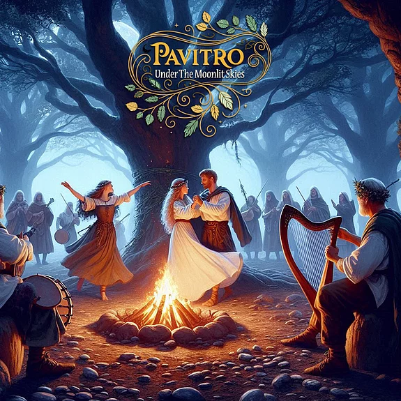CD Cover Under The Moonlit Skies