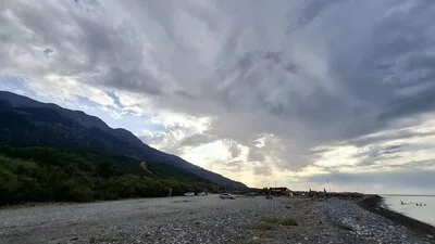 Am Strand bei Therma