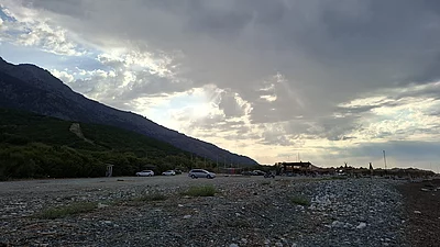 Am Strand bei Therma