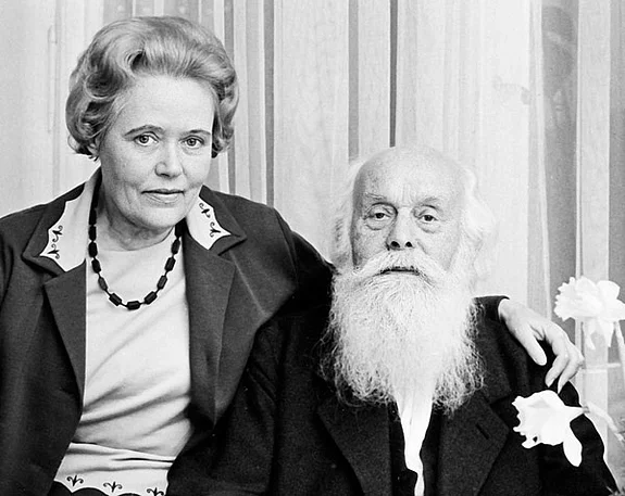 Bruder Paul mit meiner Großmutter 1968 Bruder Paul mit meiner Großmutter 1968