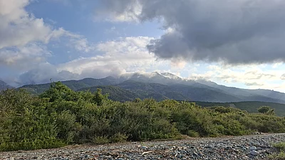 Wolken am Fengari