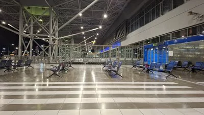 Am Flughafen von Thessaloniki