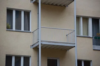 Ein Balkon ohne Zugang
